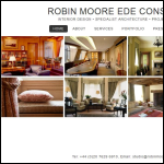 Screen shot of the Robin Moore Ede & Associates website.