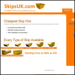 Screen shot of the SKIPSUK.com website.