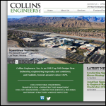 Screen shot of the CEI Collins Engineers Ltd website.