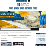 Screen shot of the NAFC Marine Centre website.