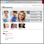 Screen shot of the AUK Learning Ltd website.