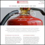 Screen shot of the Extinguish Fire Solutions Ltd website.