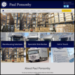 Screen shot of the Paul Ponsonby Ltd website.