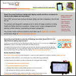 Screen shot of the Smart Document Solutions Ltd website.