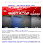 Screen shot of the Supercleancarpets website.