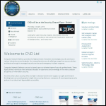 Screen shot of the Computer Network Defence Ltd website.