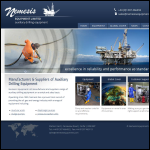 Screen shot of the Nemesis Equipment Ltd website.