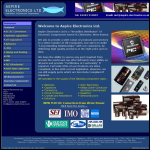 Screen shot of the Aspire Electronics Ltd website.