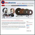 Screen shot of the åtto Abrasives Ltd website.