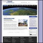 Screen shot of the Comtest Wireless Europe Ltd website.