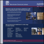Screen shot of the Manchester Chemicals Ltd website.