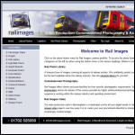 Screen shot of the Rail Images website.