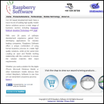 Screen shot of the Raspberry Software Ltd website.