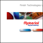 Screen shot of the Finish Technologies Ltd website.