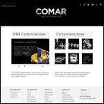 Screen shot of the Comar Optics website.