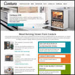 Screen shot of the Contura website.