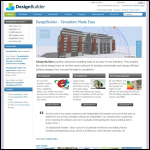 Screen shot of the DesignBuilder Software Ltd website.