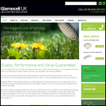 Screen shot of the Glamocell UK website.