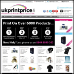 Screen shot of the UK Print Price website.