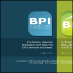 Screen shot of the BPI & Associates website.