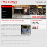 Screen shot of the A4 Tyres website.