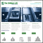 Screen shot of the The Chiltern Lift Company Ltd website.