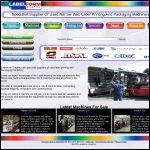Screen shot of the Labelform Graphics Ltd website.