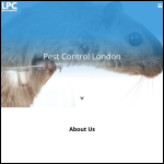 Screen shot of the LPC Pest Control website.