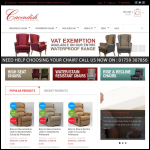 Screen shot of the Cavendish High Seat Chairs website.