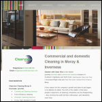 Screen shot of the Cleaner with Clearview website.