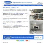 Screen shot of the Filtasonix UK Ltd website.