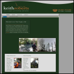 Screen shot of the Keith Roberts Tree Surgeon website.