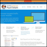 Screen shot of the Internet Marketing Platinum website.