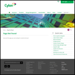 Screen shot of the Cylon Active Energy website.