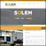 Screen shot of the Solen Energy UK Ltd website.
