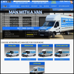 Screen shot of the London Man and Van website.