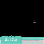 Screen shot of the Ben and Bella Photography website.