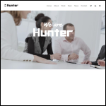 Screen shot of the Hunter Sourcing website.