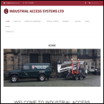 Screen shot of the Industrial Access Systems Ltd website.