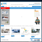 Screen shot of the VHC Plumbing and Heating Ltd website.