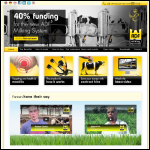 Screen shot of the ADF Milking Ltd website.