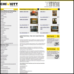 Screen shot of the Chiviott Machine Tools Ltd website.