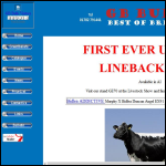 Screen shot of the G B Bulls website.