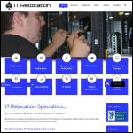 Screen shot of the Ace IT Relocation website.