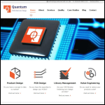 Screen shot of the Quantum CAD website.