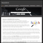 Screen shot of the WebSEKA website.