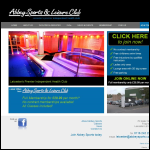 Screen shot of the Abbey Sports & Leisure Club website.