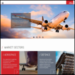 Screen shot of the Aerospace Logistics Ltd website.