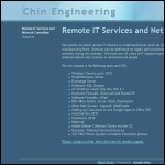 Screen shot of the Chinn Engineering Ltd website.