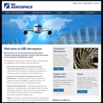 Screen shot of the MB Aerospace Holdings Ltd website.